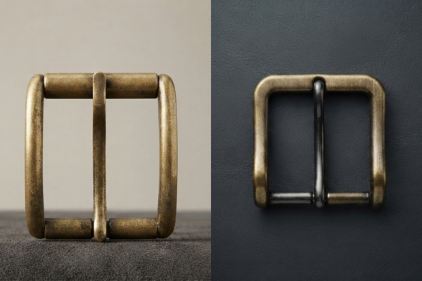 Vintage Antique Brass Replacement Belt Buckle